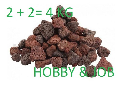 Pietra lavica 2x2pz 4kg - pietra, 2x2pz=4kg
